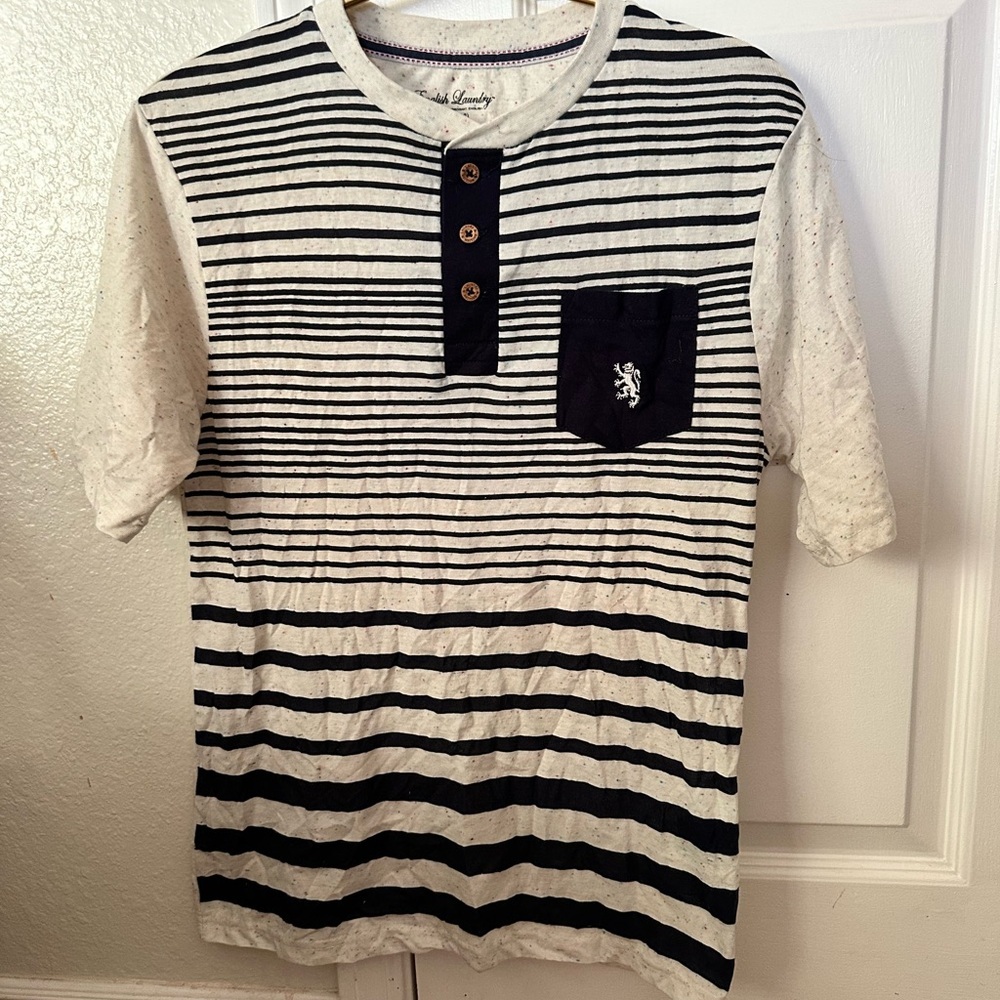 English Laundry Henley Shirt. Yacht Club, Polo Club, Preppy, English Pub